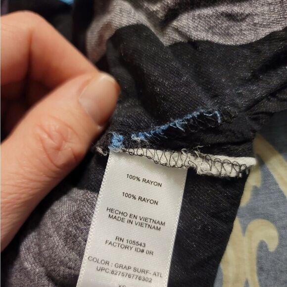 Derek Lam Blue and Black Striped Top - Picture 5 of 5